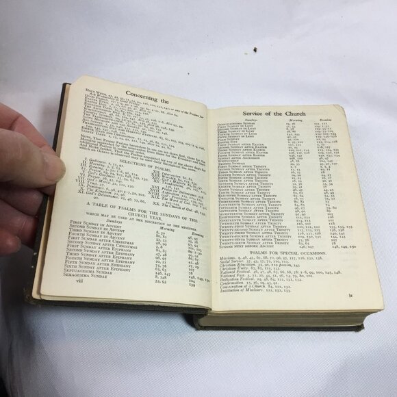 The Book Of Common Prayer Pocket Size 1929 Vintage Thomas Nelson Hardcover - Picture 11 of 15